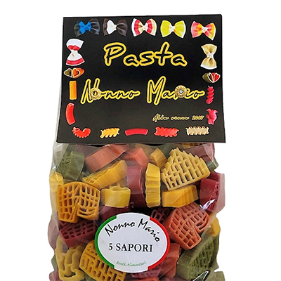 pâtes monuments italiens souvenir 5 saveurs cadeau