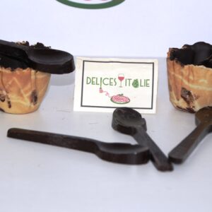 cuillère chocolat fondant 55 % fait main 5 pièces 11cm